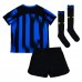 Inter Milan Babykleding Thuisshirt Kinderen 2023-24 Korte Mouwen (+ korte broeken)